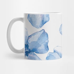 Blue Watercolor Flower Seamless Pattern Mug